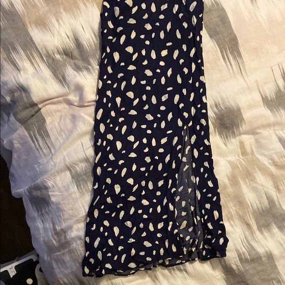 Reformation Blue Spot Dress - Picture 2 of 7